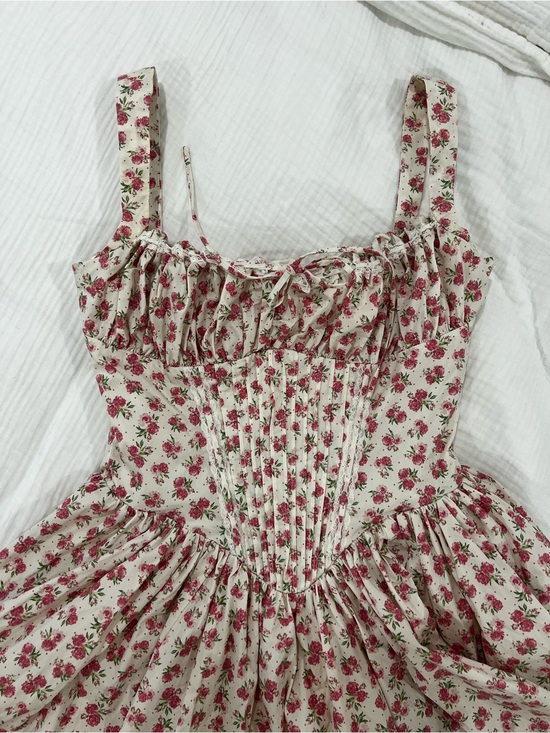 House of CB Dresses & Skirts - House of Cb Natassia White Rosebud Print Cotton Mini Dress